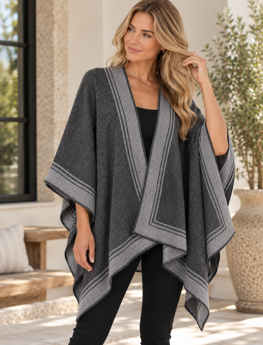 Juliaca Reversible Ruana