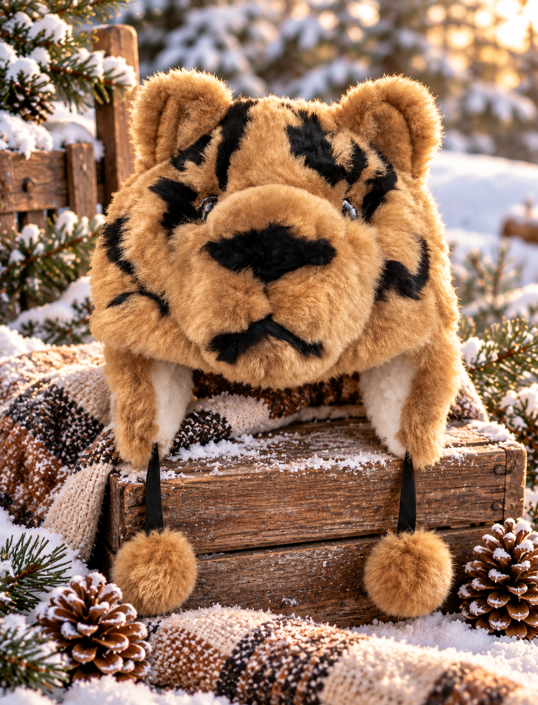 Tiger Fur Hat
