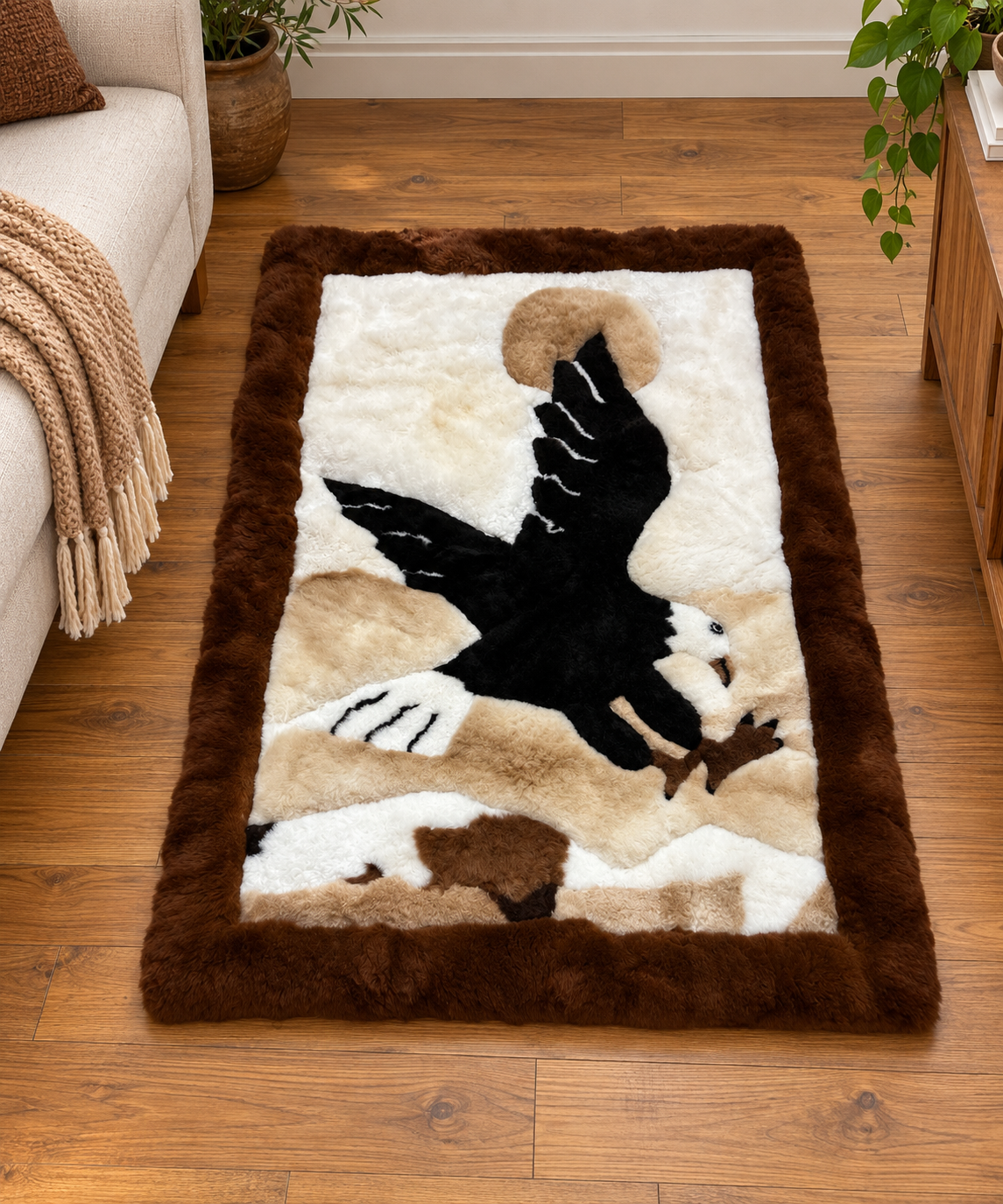 Huacaya Rug Eagle