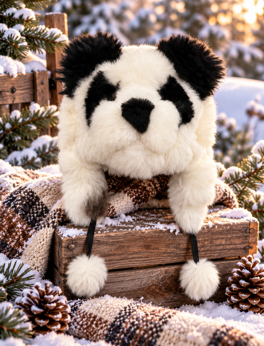 Panda Fur Hat