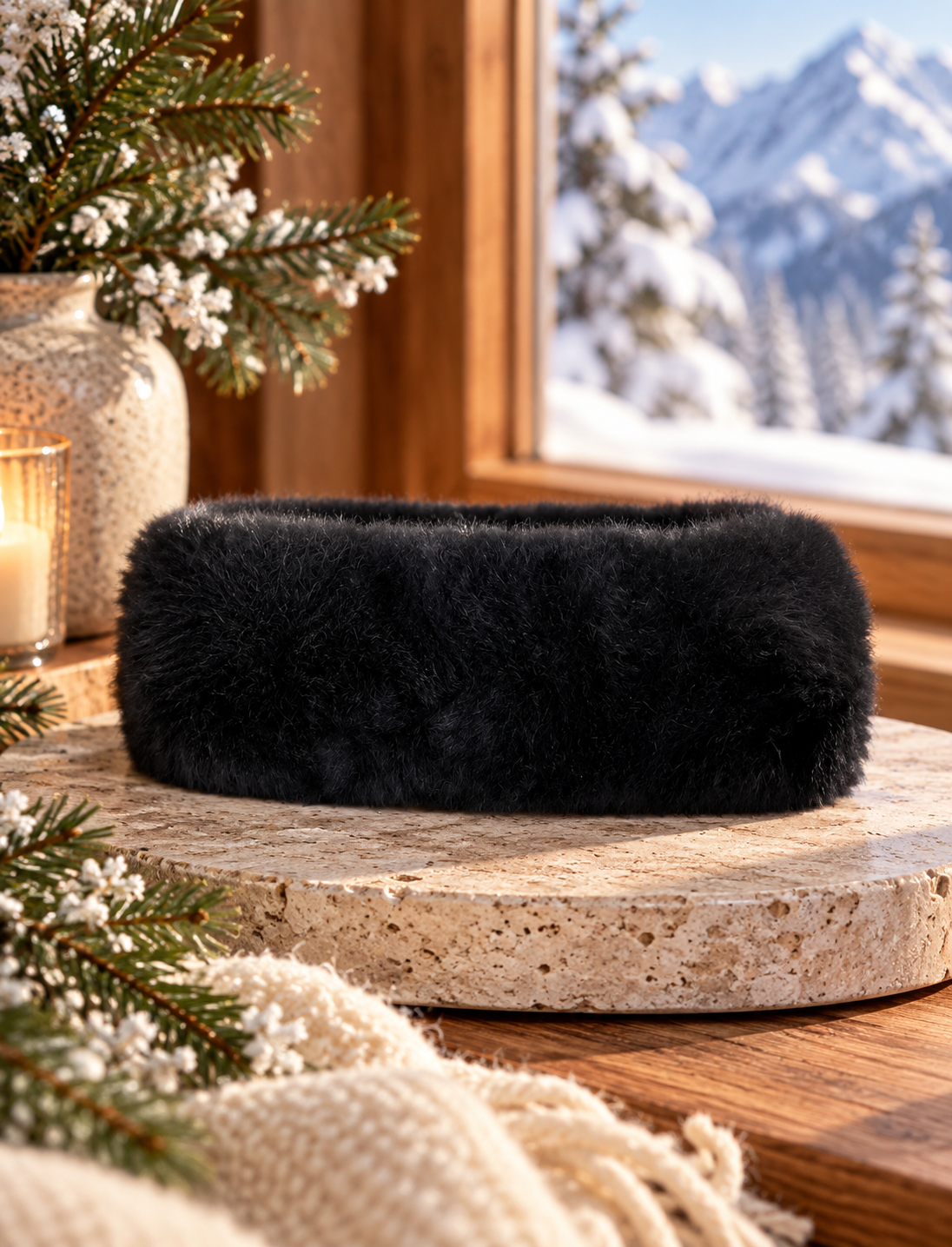 Alpaca Fur Headbands