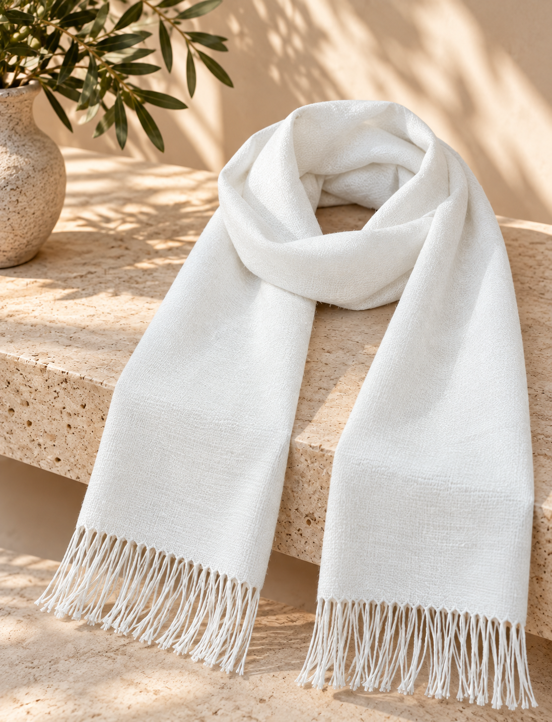 Classic Solid Alpaca Scarves