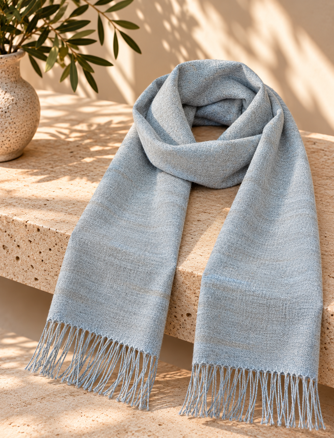 Classic Solid Alpaca Scarves