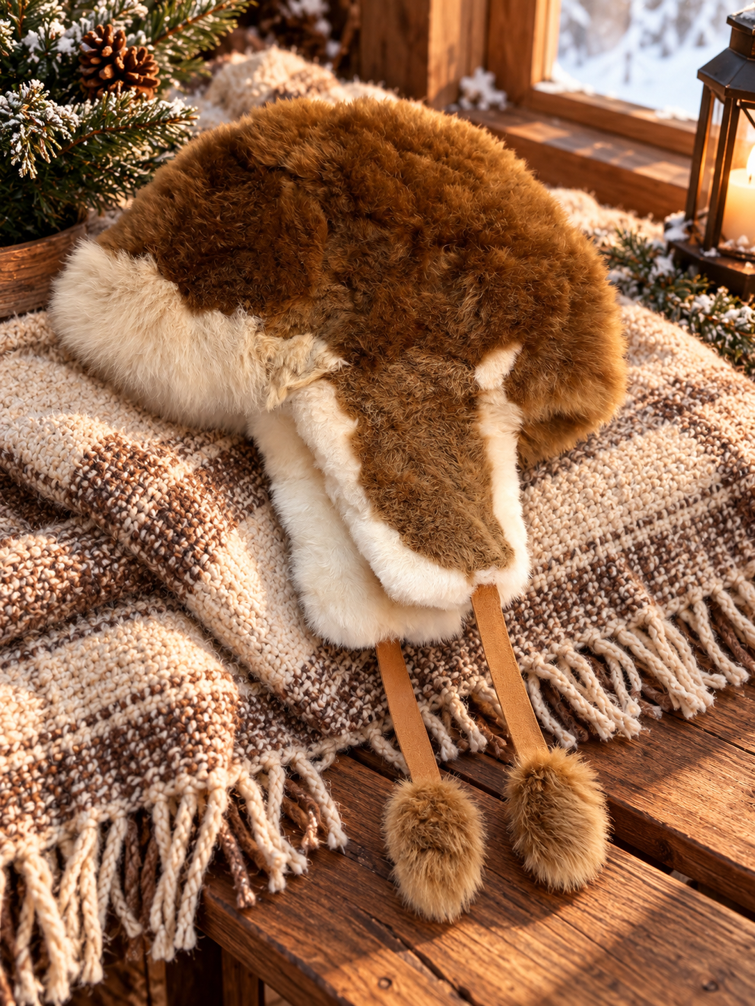 Fur Bomber Hat