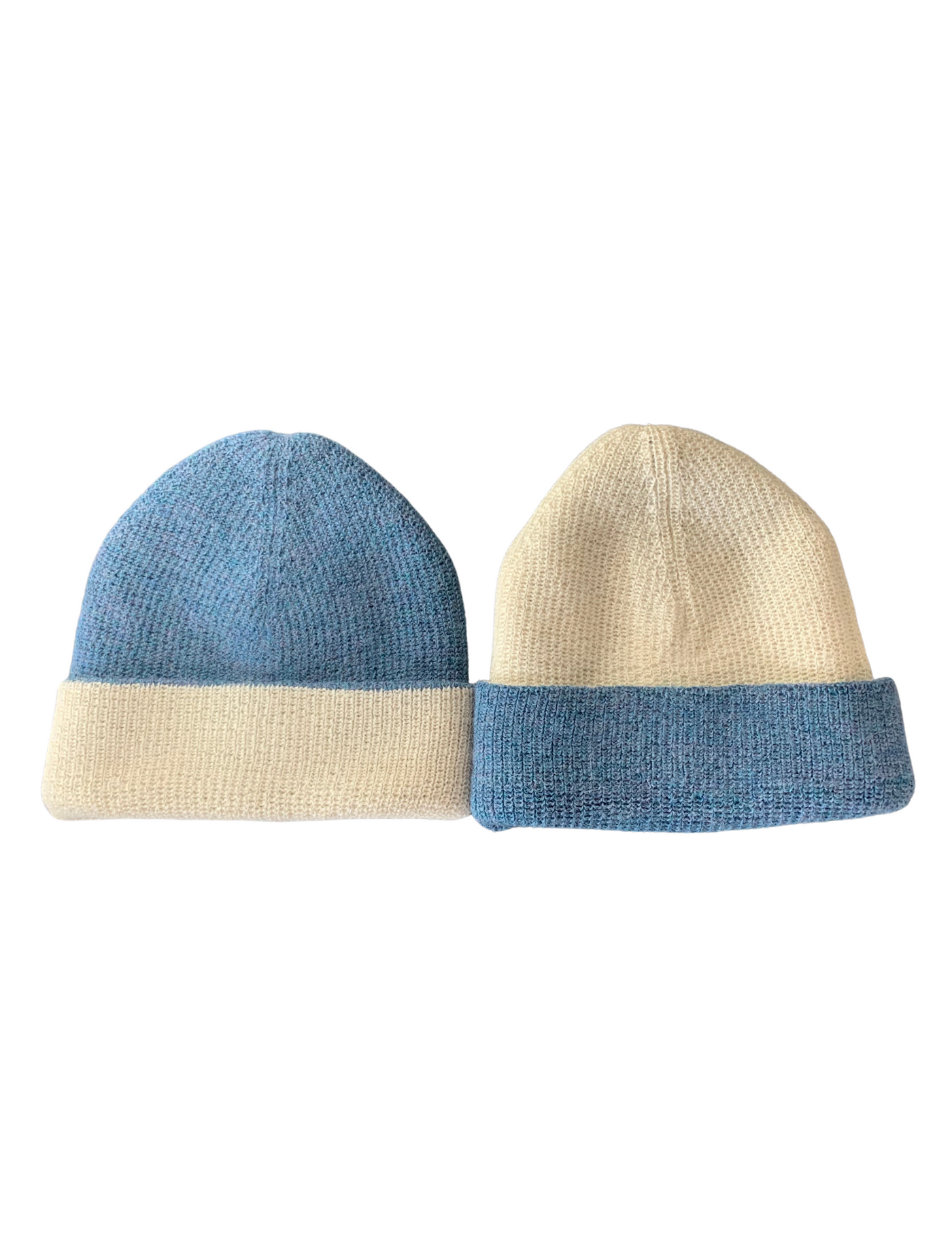 Reversible Knit Alpaca Hat