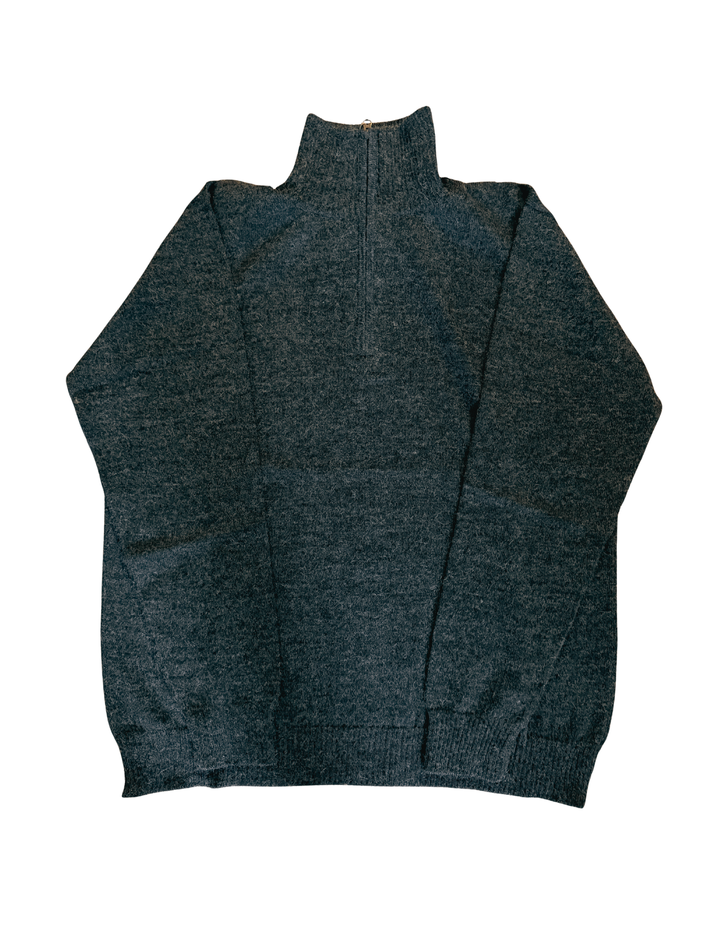 Unisex Solid Full Zip Sweater