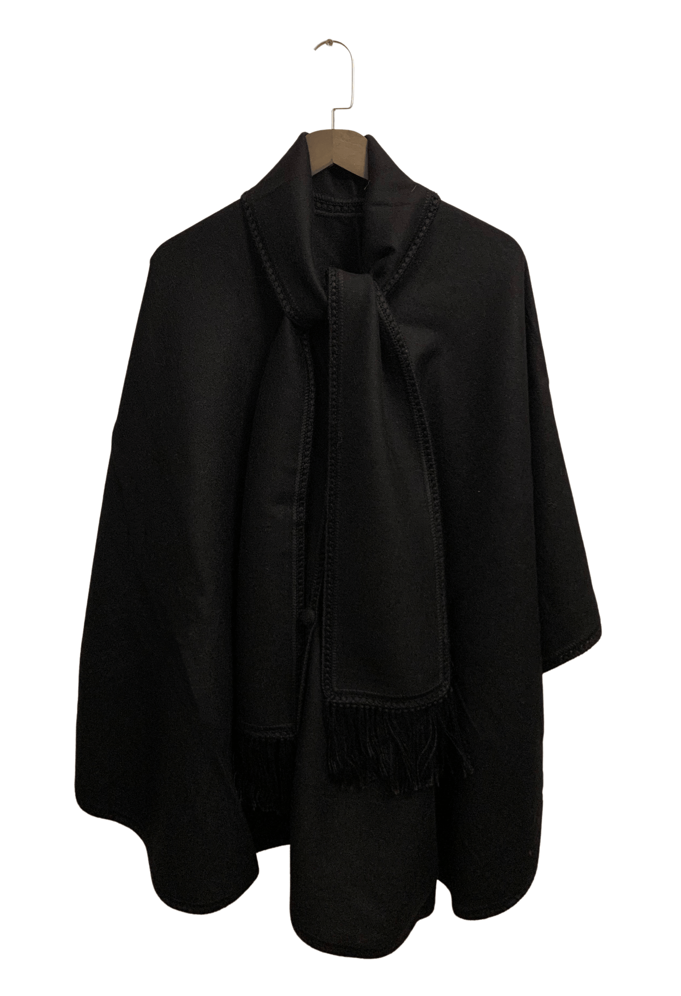 black scarf cape